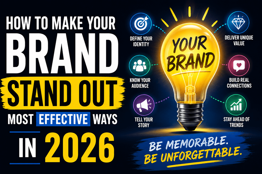 How To Make Your Brand Stand Out Most Effective Ways In 2026